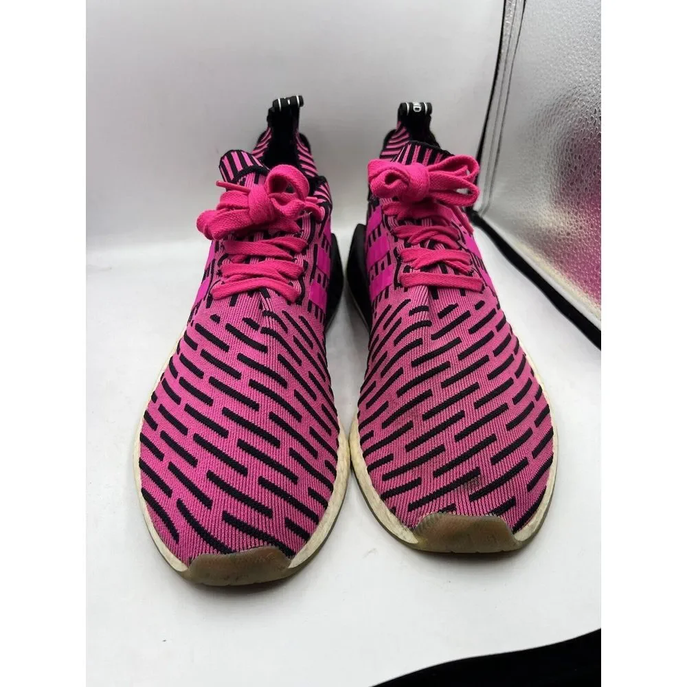 Adidas‎ Mens NMD R2 BY9697 Pink Running Shoes Sneakers Size 12